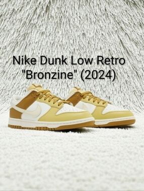 Nike Dunk Low Retro "Bronzine" (2024) Mens SZ 13 EUC